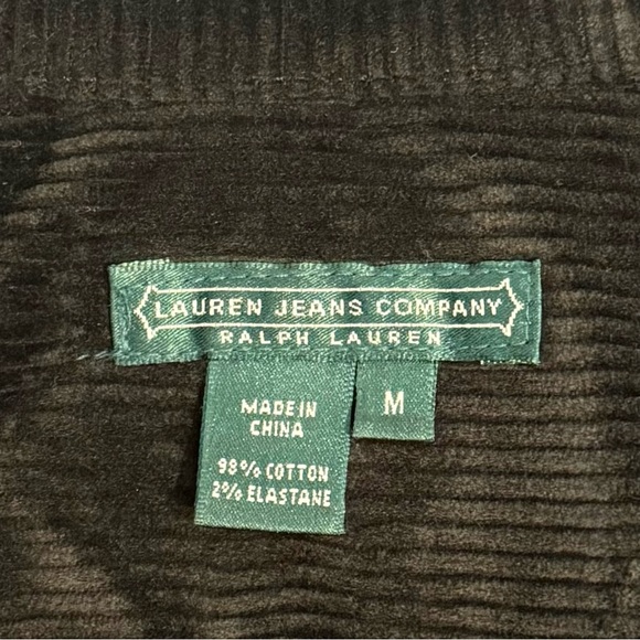 Lauren Jeans Co. Ralph Lauren Black Corduroy Jacket – Women’s Medium - Picture 10 of 10